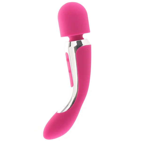 Embrace Body Wand Rechargeable Silicone Wand Style Vibrator - Pink
