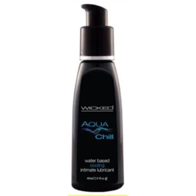 Aqua Chill Water Based Cooling Sensation Lubricant 2 Oz