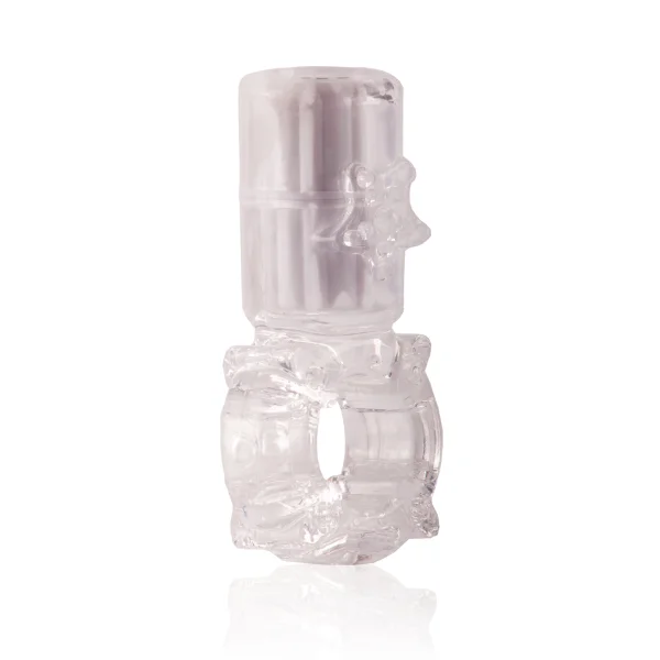 Big Omg Vibrating Ring - Clear - Each