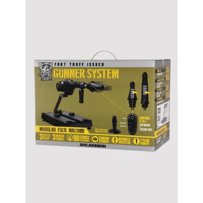 Doc Johnson Gunner 3 in 1 Modular Multifunction Rechargeable Sex Machine