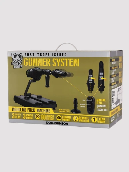 Doc Johnson Gunner 3-in-1 Modular Multifunction Rechargeable Sex Machine
