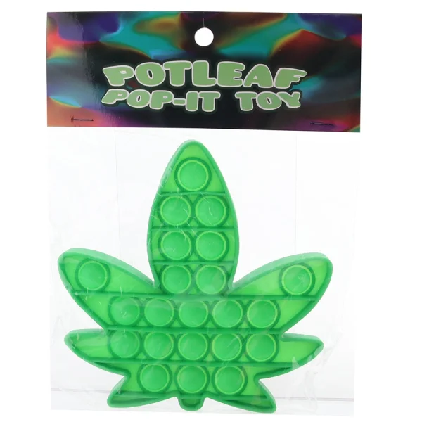 Pot Leaf Pop-It Toy