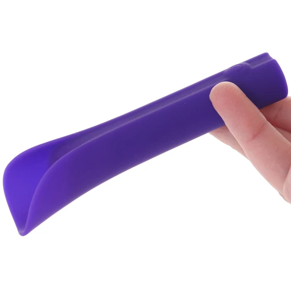 Zero Tolerance Full Coverage Rechargeable Waterproof Silicone Clitoral Vibrator - Purple