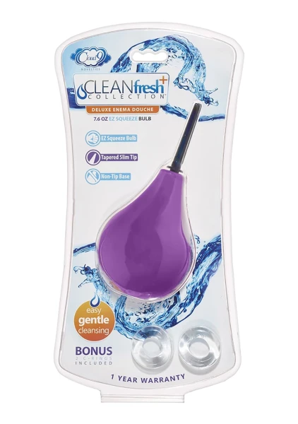Soft Enema Bulb with 2 Bonus Cock Rings
