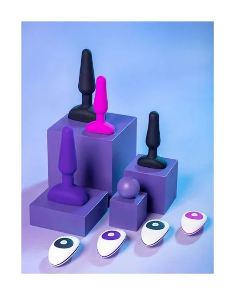 B-vibe Trio Plug - Purple