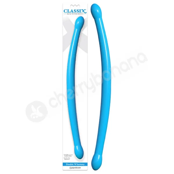 Classix Double Whammy Blue Double Ended Dildo
