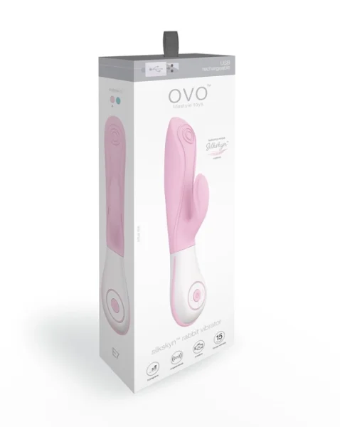 OVO E7 Rabbit-Style Silkskyn Rechargeable Vibrator