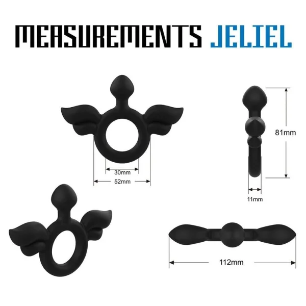 Velv'Or Rooster Jeliel Cock Ring with Wings — image 8 of 11