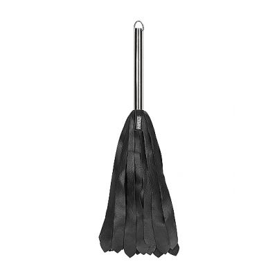 Metal Steel Handle D Calf Softy 36 Tails Black