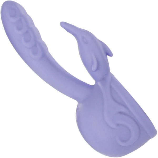 Dual Pleasure Silicone Dolphin Wand Attachment