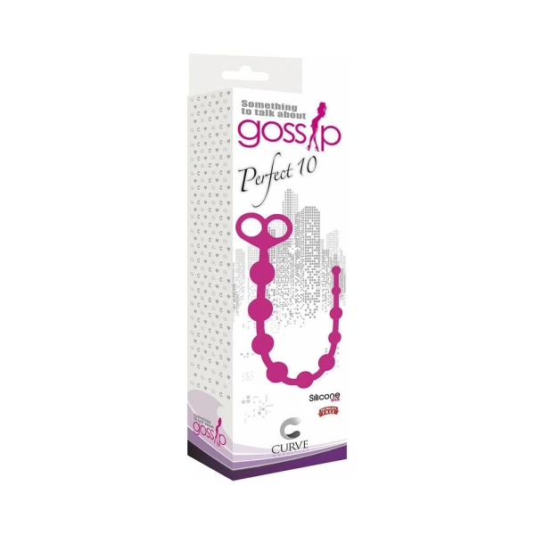 Perfect 10 Silicone Anal Beads