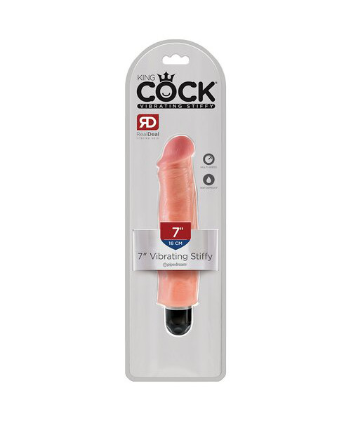 Pipedream King Cock Light Stiffy Dildo Vibe - 6, 7, 8, 10 Inch — image 8 of 11