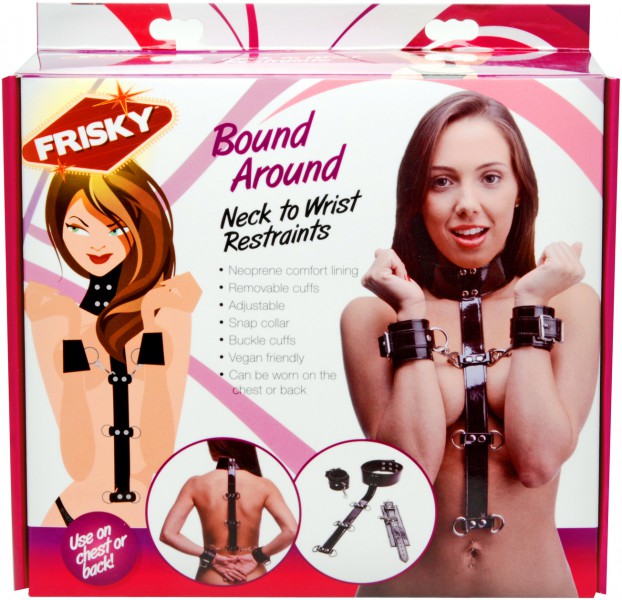 Bound Around Neck to Wrist Restraints