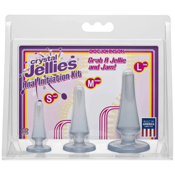 Crystal Jellies - Anal Initiation Kit (Clear)