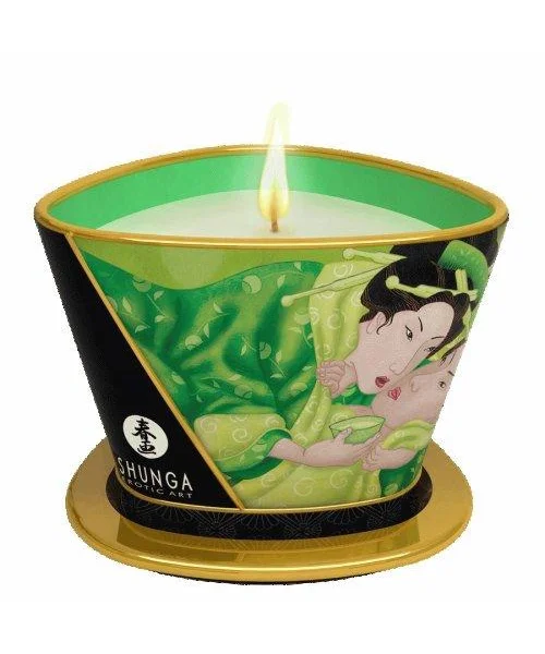 Shunga Massage Candle Zenitude Exotic Green Tea 5.7oz