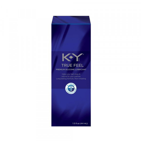 K-Y True Feel Premium Intimate Silicone Gel Lubricant 1.5oz.