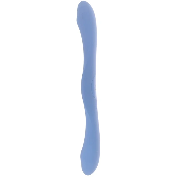 Tryst Duet Double Ended Vibrating Silicone Dildo With Remote By Doc Johnson - Periwinkle