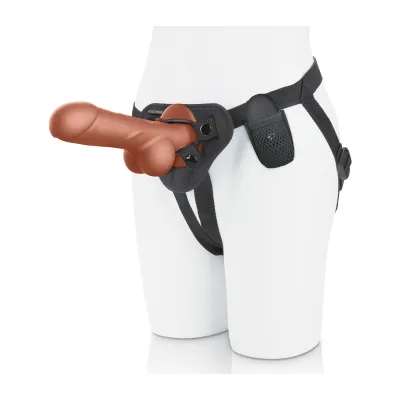 Pegasus 8 Realistic Dildo with Balls Strap On Set