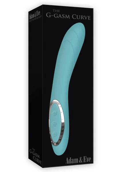 Adam & Eve G Gasm Curve Rechargeable Vibrator - Teal