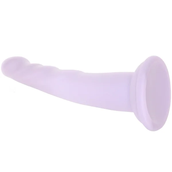 Dillio Platinum Slim Seven Silicone 7" Suction Cup Dildo - Lavender