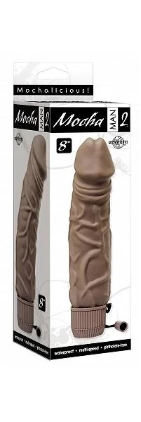 Mocha Man 2 Brown Realistic Vibrator