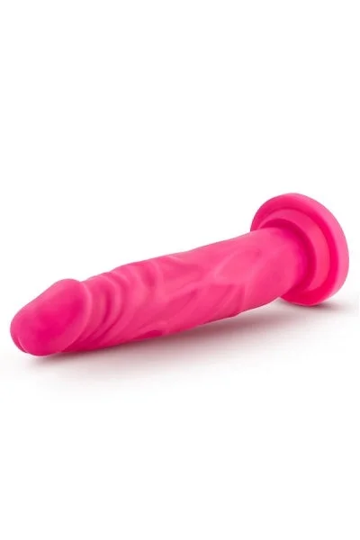 Blush Neo Neon Pink 7.5 Inch Dual Density Cock — image 4 of 5