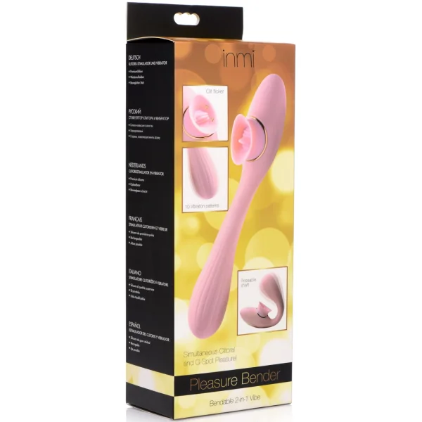 Inmi Pleasure Bendable 2-in-1 Vibrator