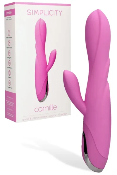 Simplicity Dual-Motor Flexible Silicone 8.3" Rabbit Vibrator