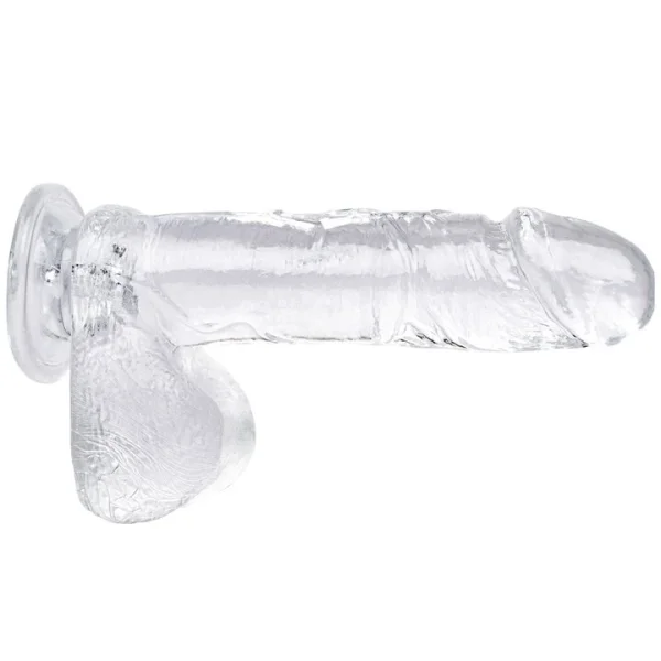 Crystal Blue Lover Jelly Dildo - 8 Inch — image 4 of 5