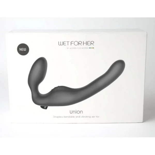 Wet for Her Union Strapless Strap On Dildo