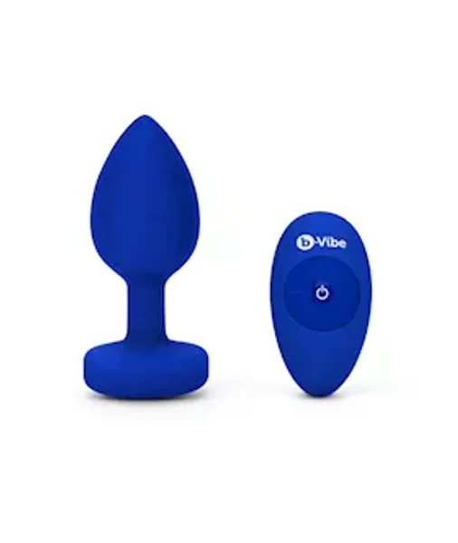 b-Vibe Vibrating Jewel Plug L/Xl Navy — image 24 of 25