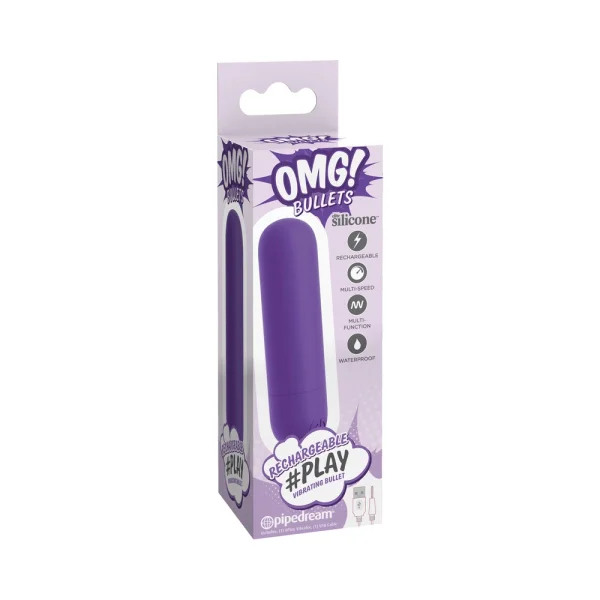 OMG Bullets Play Rechargeable Vibrating Bullet
