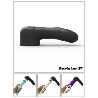 Silicone Ridge Rider Attachment For Wands