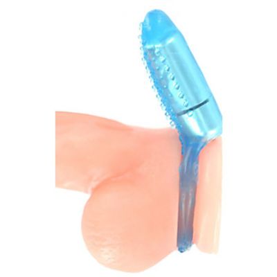 Trinity Vibes Bullet Cock Ring Blue
