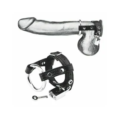 Duo Cock And Ball Lock Black