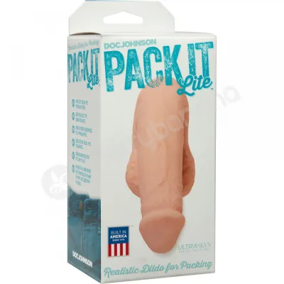 Doc Johnson Pack It Lite Vanilla Wearable Life Like Look Feel Packer