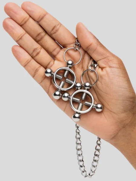 Calexotics 4-Point Adjustable Nipple Press with Chain
