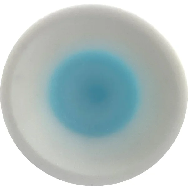 Cotton Candy Powder Puff 6.75" Silicone Suction Cup Dildo