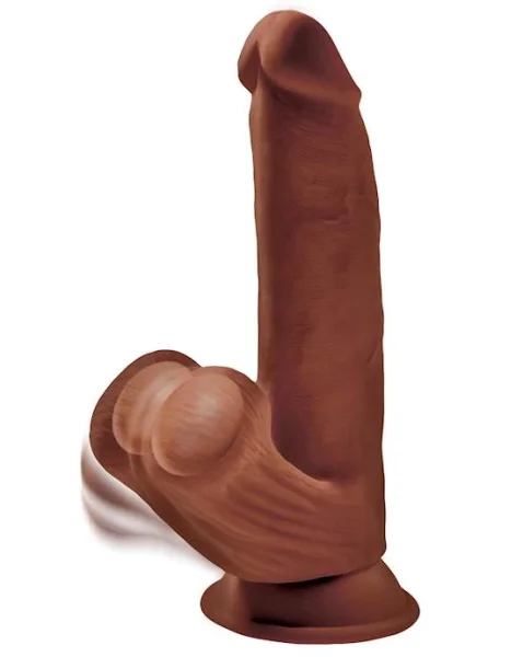 King Cock Plus Triple Density Cock With Swinging Balls - 8 Inch