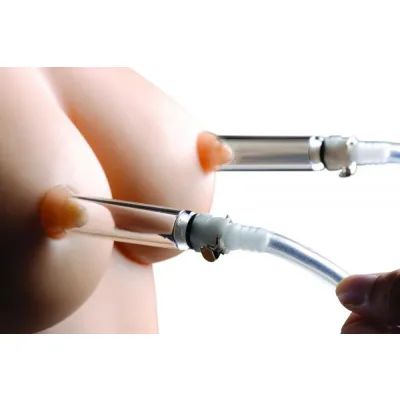 Size Matters Nipple Pumping System With Dual Acrylic Cylinders
