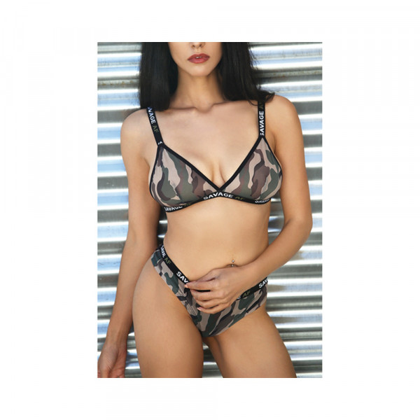 Vibes Savage Af Bralette & Cheeky Ml