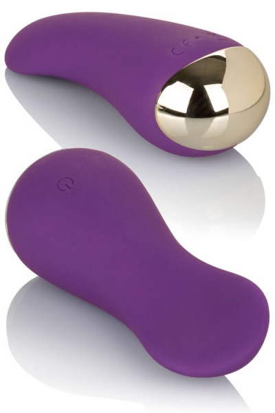 California Exotic 4.25" Curved Silicone Vibrating Massager