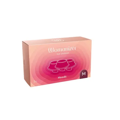 Womanizer Premium Classic Heads Bordeaux Medium Pack Of 3