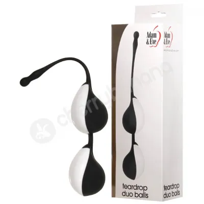 Adam Eve Black Teardrop Duo Balls