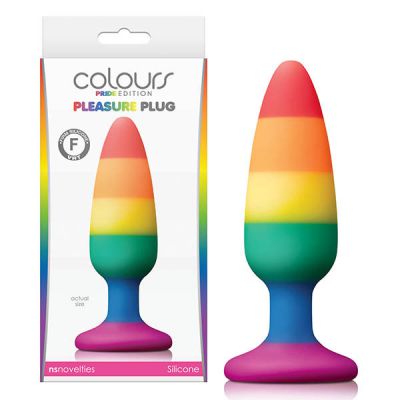 Medium Rainbow Butt Plug