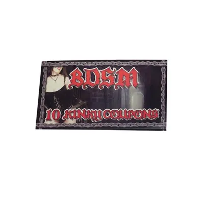 Bdsm Coupons Single Book