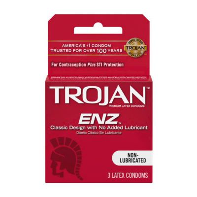 Trojan Enz Non lubricated 3pk 3pk