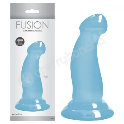 Fusion Charm Pleasures Light Blue Dildo