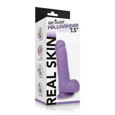 Get Lucky Ms Lavender 7 5 Inch Dildo Lavender