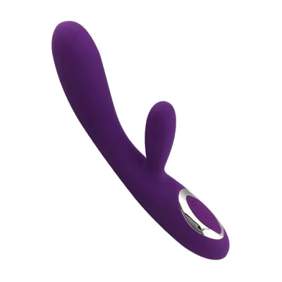 Amore Silicone Rabbit Vibrator Purple 7 9 Inch